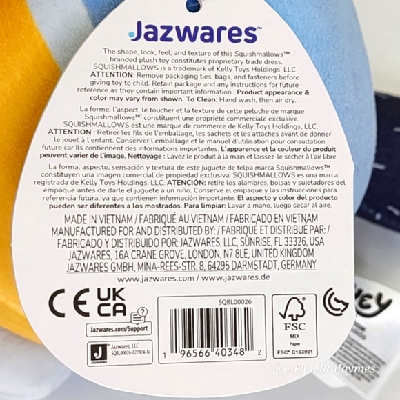 BANDIT 🐶 Bluey's Dad Dog HugMee Bluey X Original Squishmallows ☆ NWT ☆ - Picture 8 of 8